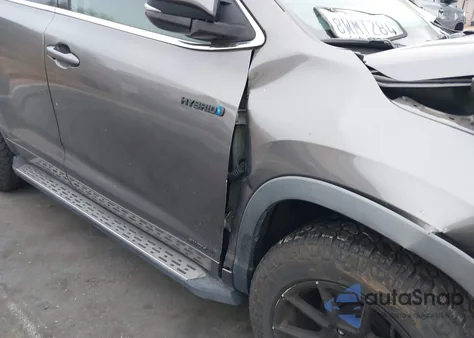 2018 Toyota Highlander Hybrid Xle z USA, uszkodzony, nr VIN 5TDJGRFH4JS044843